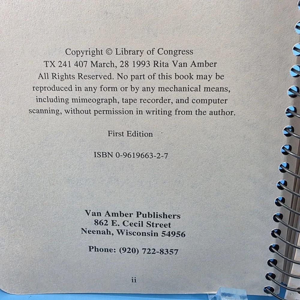 Stories and Recipes of‎ the Great Depression First Edition 1993 Vol. II Cookbook